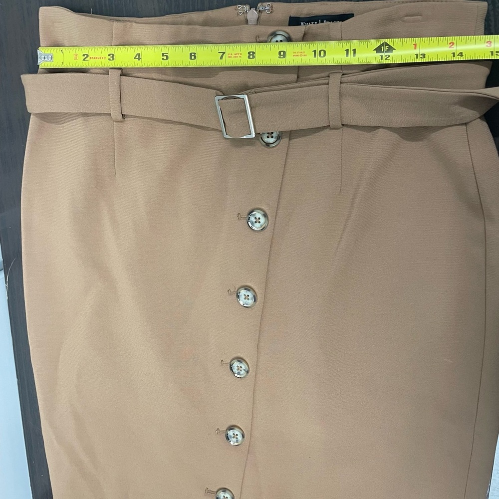 White House Black Market Tan Pencil Skirt - Picture 5 of 5